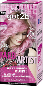 Набор для тонирования волос GOT2B Bright/pastel 093 Шокирующий розовый, 80мл Словения, 80 мл