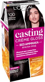 Краска для волос L'Oreal Paris Casting оттенок 100 Черная ваниль