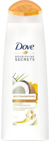 Шампунь для волос DOVE Nourishing Secrets Восстановление с куркумой и кокосовым маслом, 250мл Россия, 250 мл