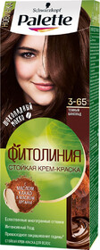 Краска для волос PALETTE Фитолиния 3–65 Темный шоколад, 110мл Россия, 110 мл
