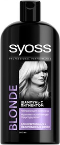 Шампунь для осветленных волос SYOSS Blonde, 450мл Россия, 450 мл