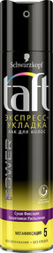 Лак для волос TAFT Три погоды Power Экспресс-укладка, мегафиксация, 225мл Россия, 225 мл
