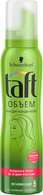 Пена для укладки волос TAFT Воздушный объем, мегафиксация, 150мл Россия, 150 мл