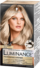 Краска для волос SCHWARZKOPF Luminance Color 10.14 Кристальный блонд, 165мл Россия, 165 мл