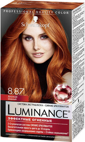 Краска для волос SCHWARZKOPF Luminance Color 8.87 Дерзкий медный, 165мл Россия, 165 мл