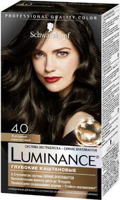 Краска для волос SCHWARZKOPF Luminance Color 4.0 Холодный каштановый, 165мл Россия, 165 мл