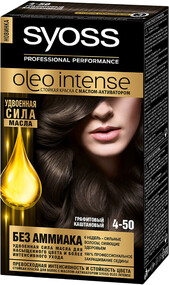 Краска для волос Syoss Oleo Intense 4-50 Графитовый каштановый