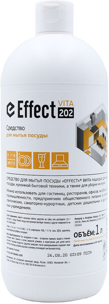 Effect Vita 202 Средство для мытья посуды, 1 л.