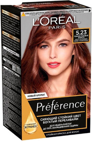 Краска для волос L'Oreal Paris Preference Темное розовое золото тон 5.23