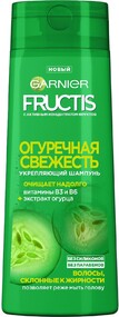 Шампунь Garnier Fructis «Огуречная свежесть», укрепляющий, для волос склонных к жирности, 250 мл