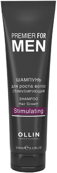 Шампунь PREMIER FOR MEN для роста волос стимулирующий, 250 мл