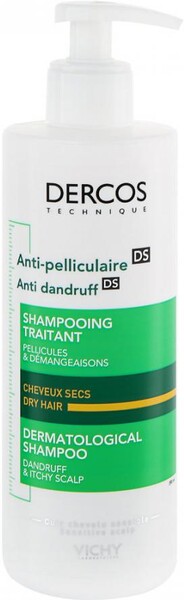 Шампунь-уход для волос Vichy против перхоти для сухой кожи головы 390 мл