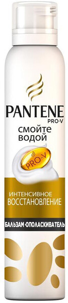 Бальзам-ополаскиватель для тонких, поврежденных волос PANTENE Интенсивное восстановление Воздушная пенка, 180мл Португалия, 180 мл