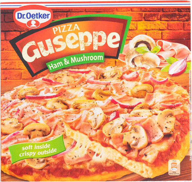 Пицца с ветчиной и грибами Dr.Oetker Guseppe 450 г, Польша