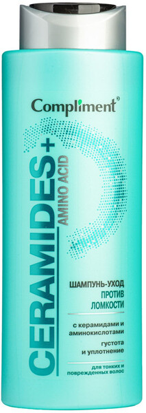 Керамиды+аминокислоты ШАМПУНЬ-УХОД ПРОТИВ ЛОМКОСТИ д/тонких/поврежд.волос,400мл