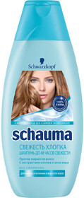 Schauma Шампунь Свежесть хлопка, для нормальных и жирных волос, до 48 часов свежести, 380 мл