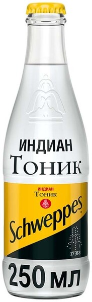 Газированный напиток Schweppes Индиан Тоник 0,25 л