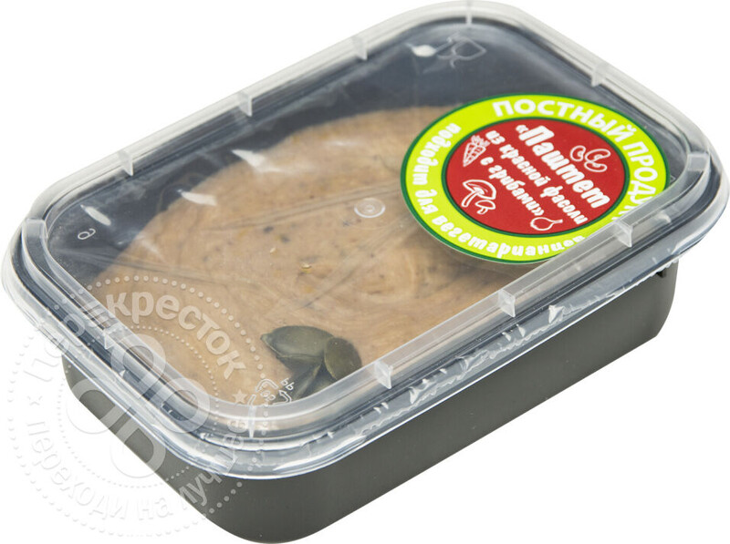 Паштет Востряково из красной фасоли с грибами 160г