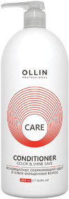 Кондиционер Ollin Professional  Care Color and Shine Save сохраняющий цвет и блеск окрашенных волос  1 л