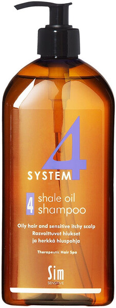 Шампунь Sim Sensitive System 4 Climbazole Shampoo 1 №4 для очень жирной кожи головы 500мл