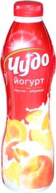 Йогурт питьевой Чудо Персик-абрикос 2.4% 690мл