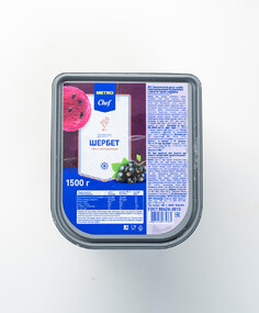 Мороженое щербет METRO CHEF Черная смородина, 1,5кг X 1 штука
