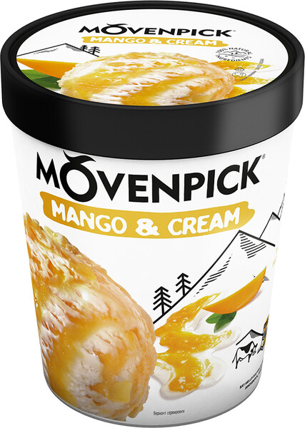 Мороженое Movenpick пломбир с манго 281г Россия