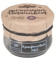 Мёд Берестов А.С. натуральный крафтовый гречишный Алтайцвет, 260 гр, стекло