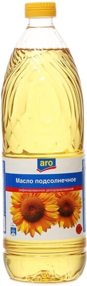 Масло подсолнечное ARO р/д,  0,9 л X 1 штука