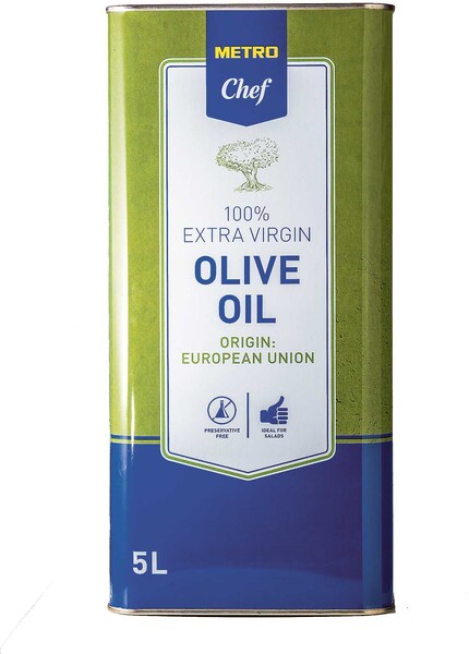 Масло оливковое METRO CHEF Extra Virgin, 5 л X 1 штука