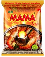 Лапша быстрого приготовления Mama со вкусом кремовый Том Ям 55 г