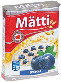 Каша овсяная Matti Черника