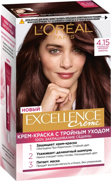 Краска для волос EXCELLENCE 4.15 Морозный шоколад