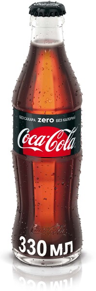 Напиток Coca-Cola Zero сильногазированный, 0,33л