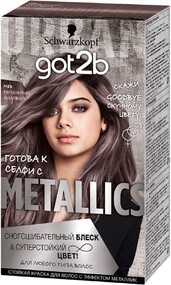 Краска для волос GOT2B Metallics M83 Пепельный лиловый, 142.5мл Словения, 142,5 мл