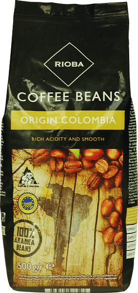 Кофе RIOBA Origin Colombia 100% Arabica, 500 г X 1 штука