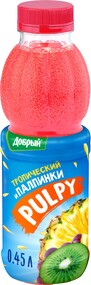 Сокосодержащий напиток PULPY Тропический вкус, 0,45л X 1 штука