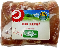 Шпик АШАН Сельский (0.25-0.5 кг), 1 упаковка ~ 0.3 кг