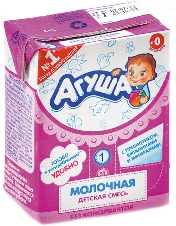 Смесь молочная Агуша адаптированная с 0 месяцев 3.4% 200 мл