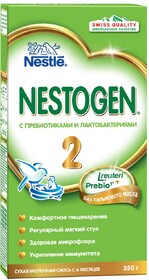 Смесь молочная Nestogen 2 Prebio сухая с 6 месяцев, 350 г