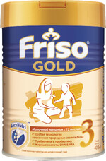 Смесь молочная сухая Friso Gold 3 с 12 месяцев 400 г