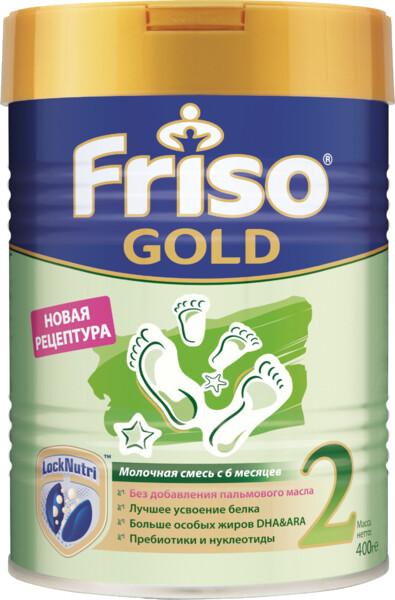Смесь Friso Gold 2 молочная 400г