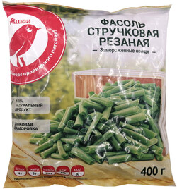 Фасоль зеленая АШАН замороженная, 400 г