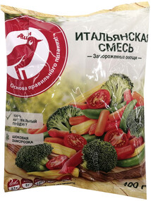 Овощная смесь АШАН Итальянская замороженная, 400 г
