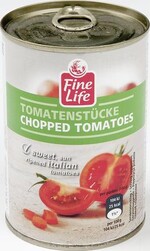Томаты FINE LIFE в томатном соусе резаные, 400 г X 1 штука