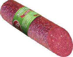 Колбаса ЭКОЛЬ элитная халяль сырокопченая X 1 кг