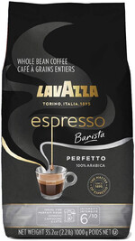 Кофе зерновой LAVAZZA Espresso Barista Perfetto натуральный жареный, 1кг, Италия, 1 кг