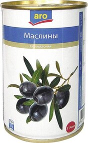 Маслины ARO с косточкой, 300 г X 1 штука
