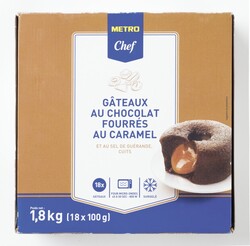 Фондан METRO CHEF с соленой карамелью, 110 г*18 шт. X 18 штук