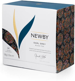 Чай черный Newby Earl Grey в пакетиках 2 г 50 шт